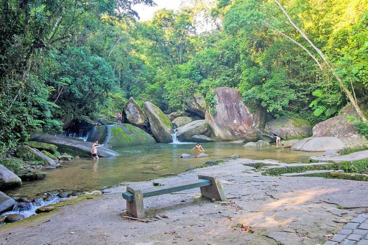 Prx A Praia Com Piscina Монгагуа Экстерьер фото